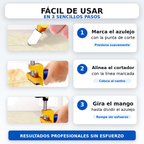 Cortador de Vidrio y Cer�mica 2 en 1 - Cortes Perfectos Sin Esfuerzo - Almega Colombia - vista 4