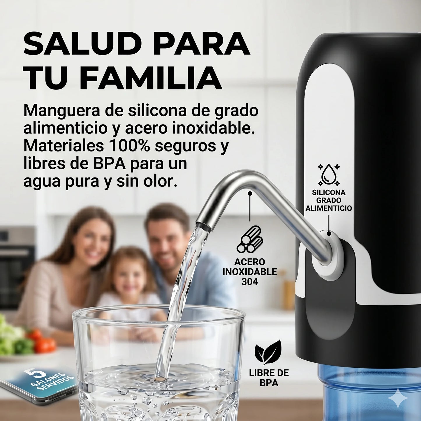 Dispensador de Agua Automático - Sirve Agua Sin Esfuerzo