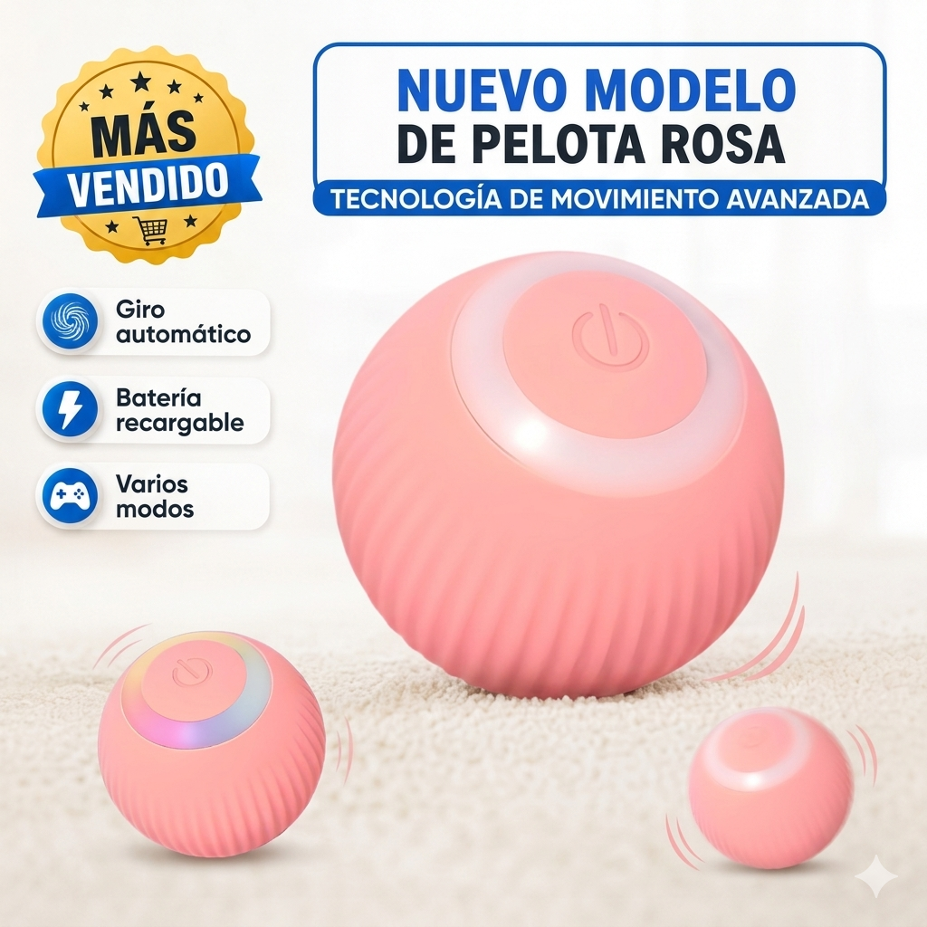 Pelota Inteligente — Mantén a tu Gato Activo y Feliz Sin Esfuerzo
