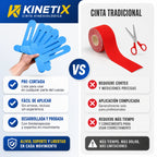 Kinetix PRO Cinta para Rodilla x 10 - Alivia el dolor y recupera tu movilidad - Almega Colombia - vista 3