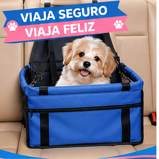 Asiento de Carro para Mascotas Plegable