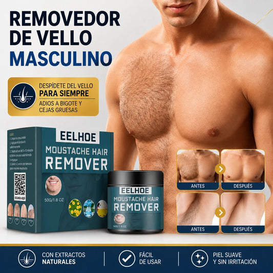 Crema Depilatoria para Hombre — Piel suave y sin vellos en minutos