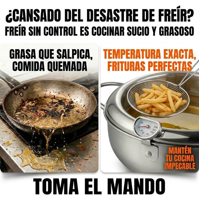 El escurridor que hace que todo quede más crocante