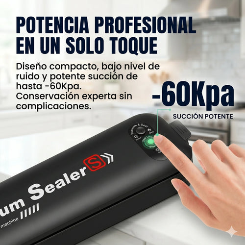 M�quina Selladora Al Vac�o + 100 Bolsas GRATIS: Tu comida fresca por meses - Almega Colombia - vista 3