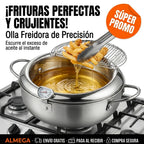 Olla Freidora Tempura Japonesa - Fritos perfectos y crujientes