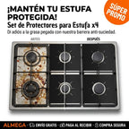 Set Protectores x 4 Antiadherente para Estufa — Adiós a la Grasa Pegada