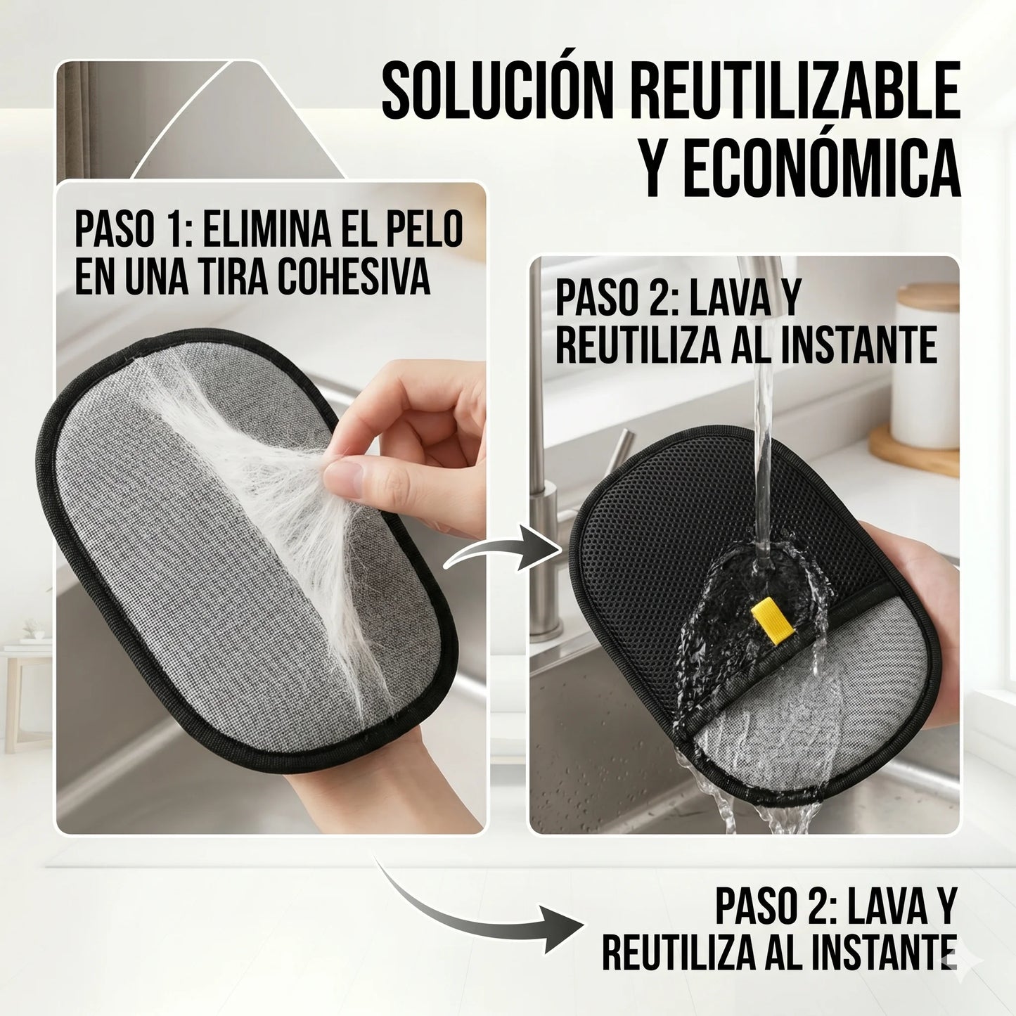 Guante Quitapelos Electrostático - Tu Casa Impecable En Segundos