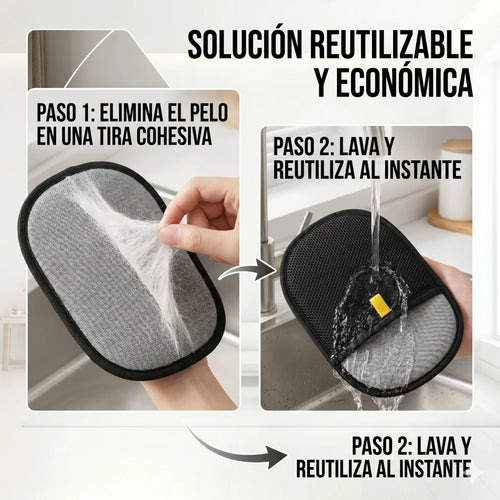 Guante Quitapelos Electrost�tico - Tu Casa Impecable En Segundos - Almega Colombia - vista 4