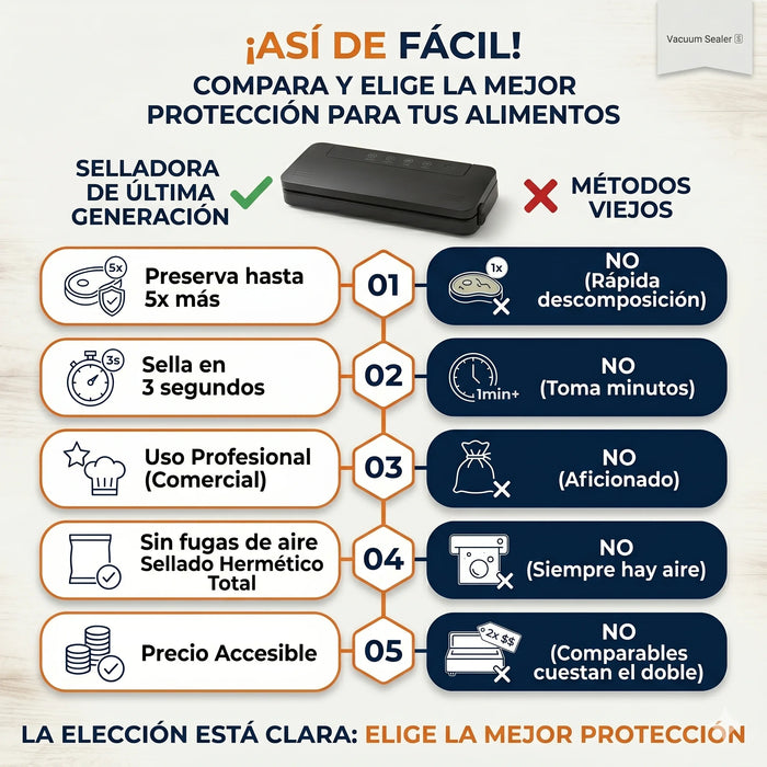 ¿Por qué elegir nuestra Máquina Selladora sobre métodos antiguos?
