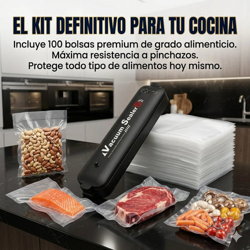 M�quina Selladora Al Vac�o + 100 Bolsas GRATIS: Tu comida fresca por meses - Almega Colombia - vista 5