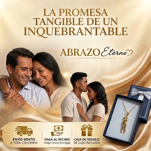 Collar Abrazo Eterno - Dos Almas Entrelazadas