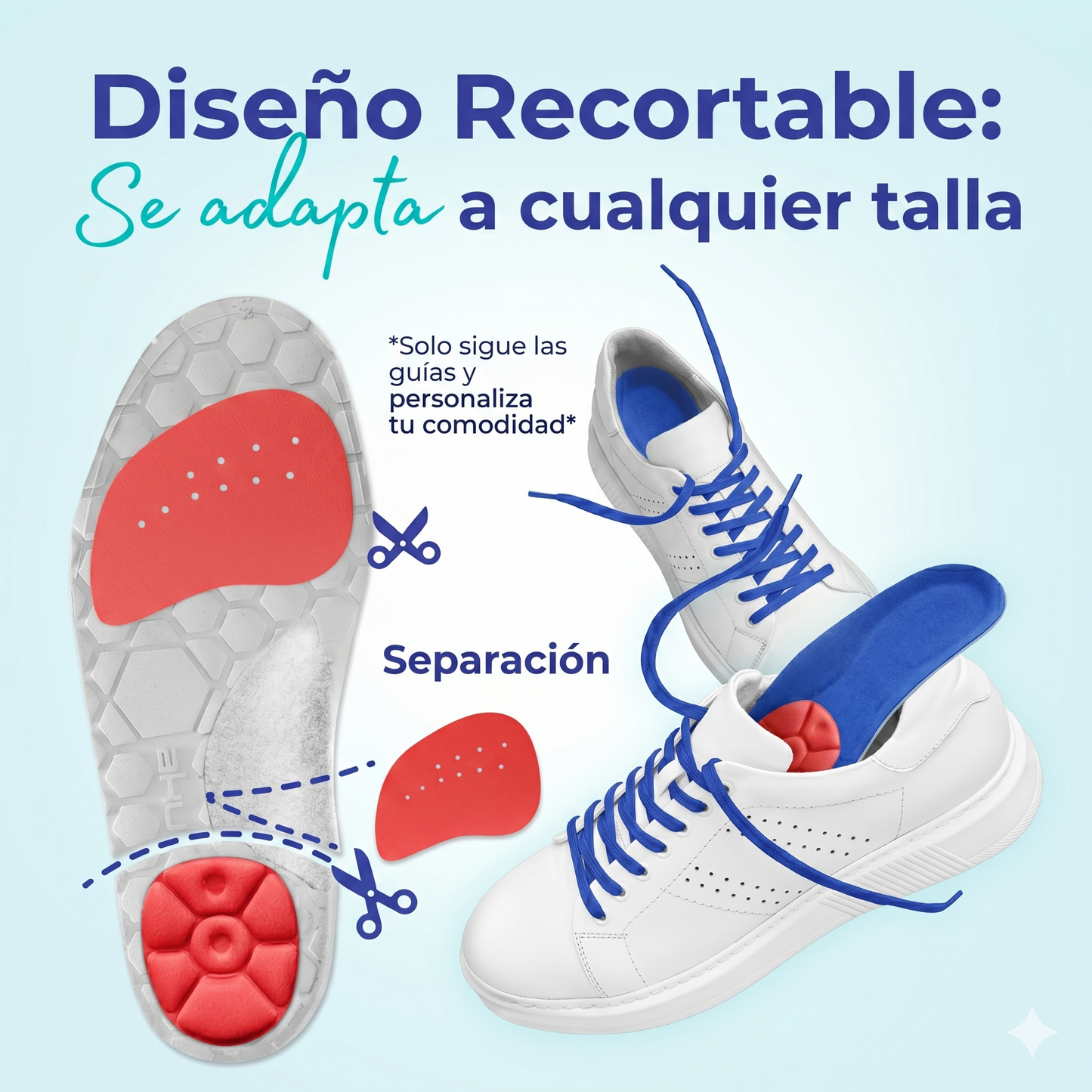 Plantilla magnética de acupresión