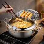 Olla Freidora Tempura Japonesa - Fritos perfectos y crujientes