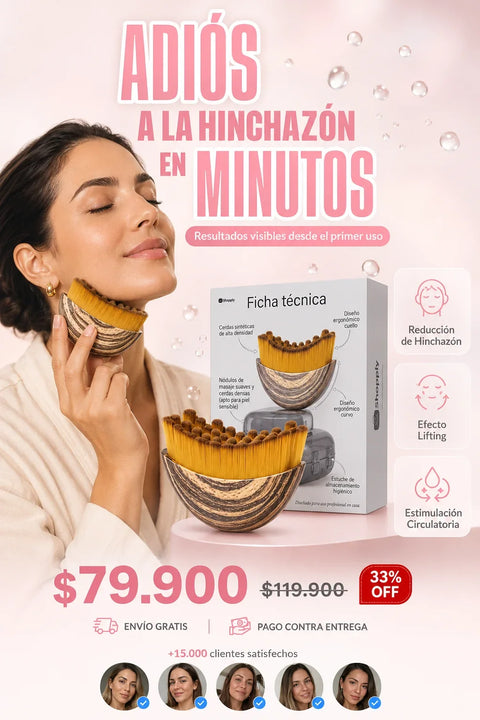 Cepillo Facial Drenaje Linfatico
