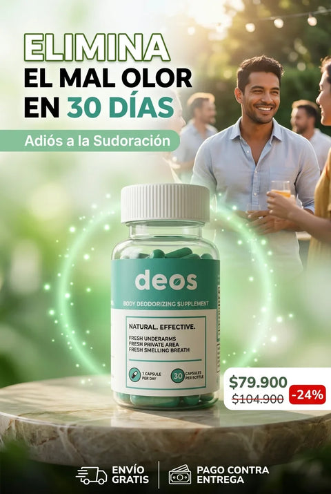 Deos Desodorizante 30 Capsulas